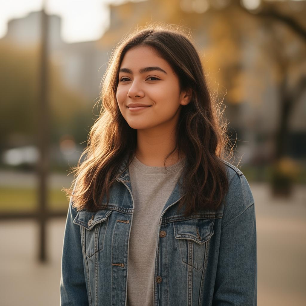 Jeune qui regarde l'horizon avec confiance